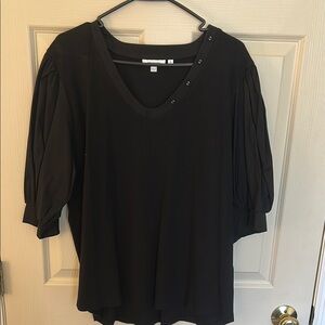 Elegant Black Women's Top